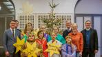 Sternsinger aus dem Bistum Fulda bringen der hessischen Landesregierung den Segen